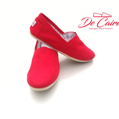Alpargata Rojo